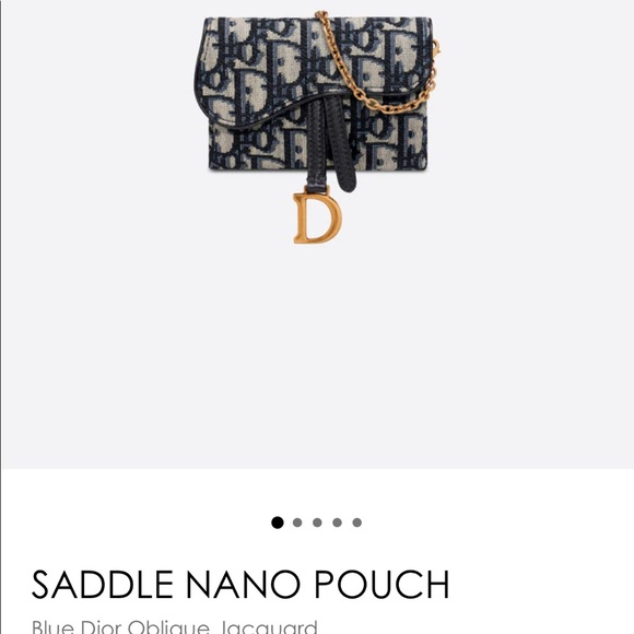 Dior Blue and Cream Crossbody Bag - Picture 3 of 3